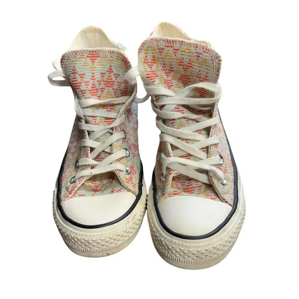 Converse Chuck Taylor All Star High Top Sneakers Natural Brake Light Size‎ 7
